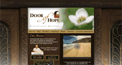 Desktop Screenshot of doorofhopeministry.com